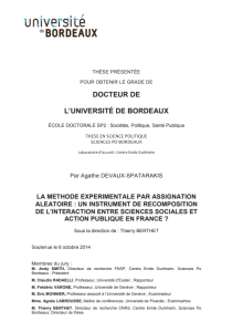 La méthode expérimentale par assignation aléatoire : un instrument de recomposition de l&rsquo;interaction entre sciences sociales et action publique en France ?